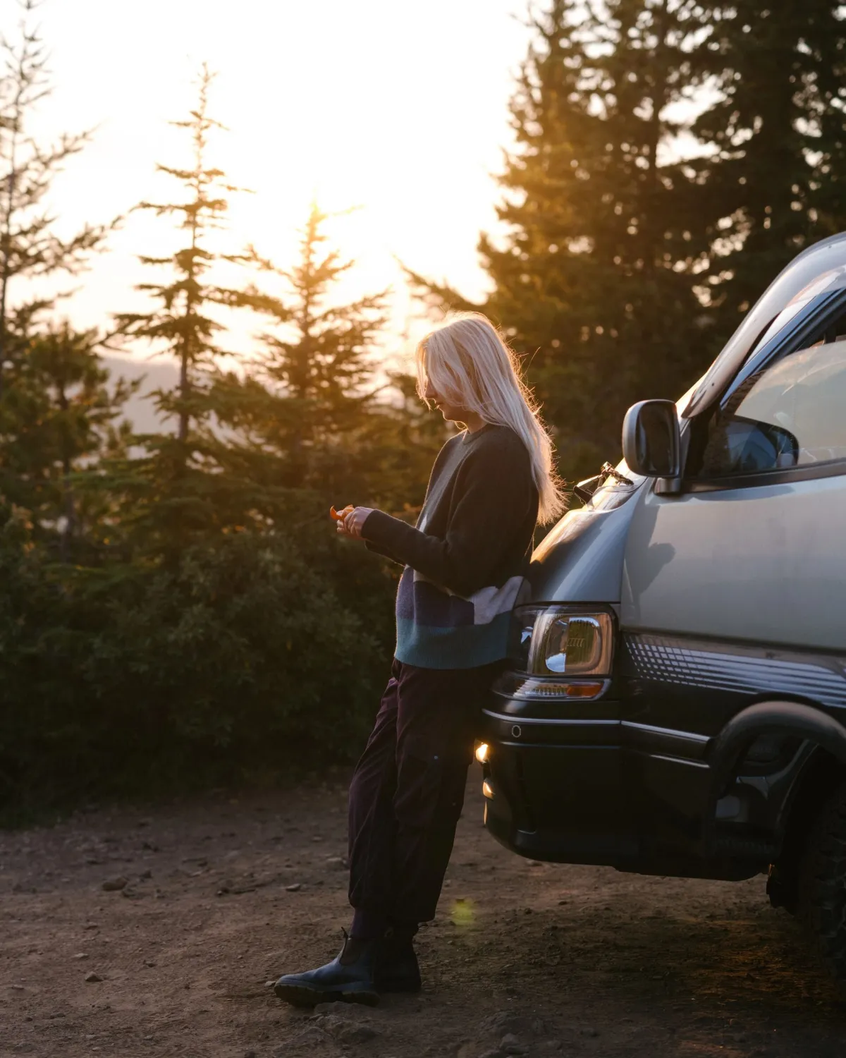 Knitwear|Sweaters|Passenger Vista Recycled Knitted Sweater - Rain Forest RainForest