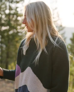 Knitwear|Sweaters|Passenger Vista Recycled Knitted Sweater - Rain Forest RainForest