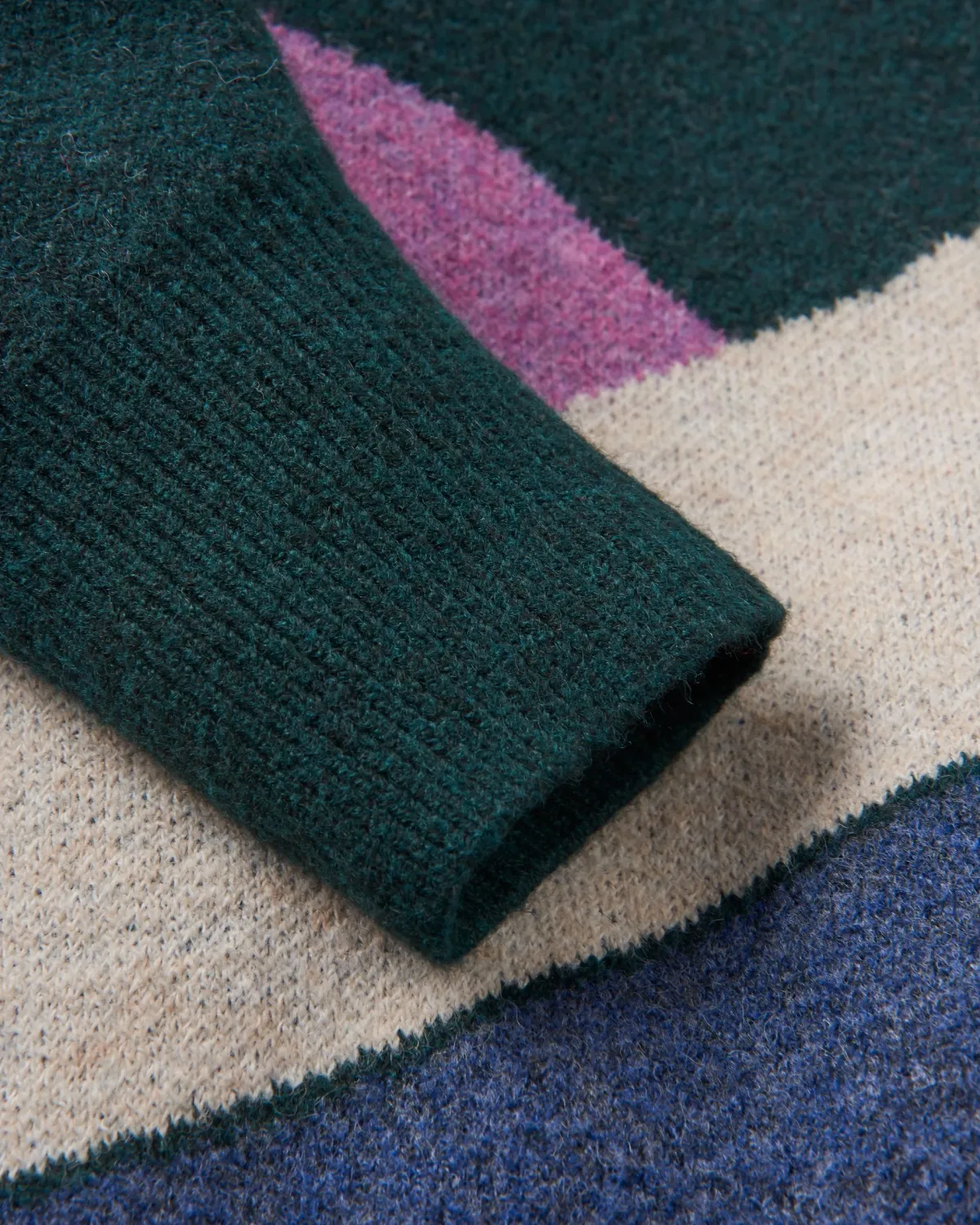 Knitwear|Sweaters|Passenger Vista Recycled Knitted Sweater - Rain Forest RainForest