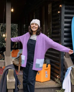 Knitwear|Sweaters|Passenger Vista Recycled Knitted Sweater - Rhubarb