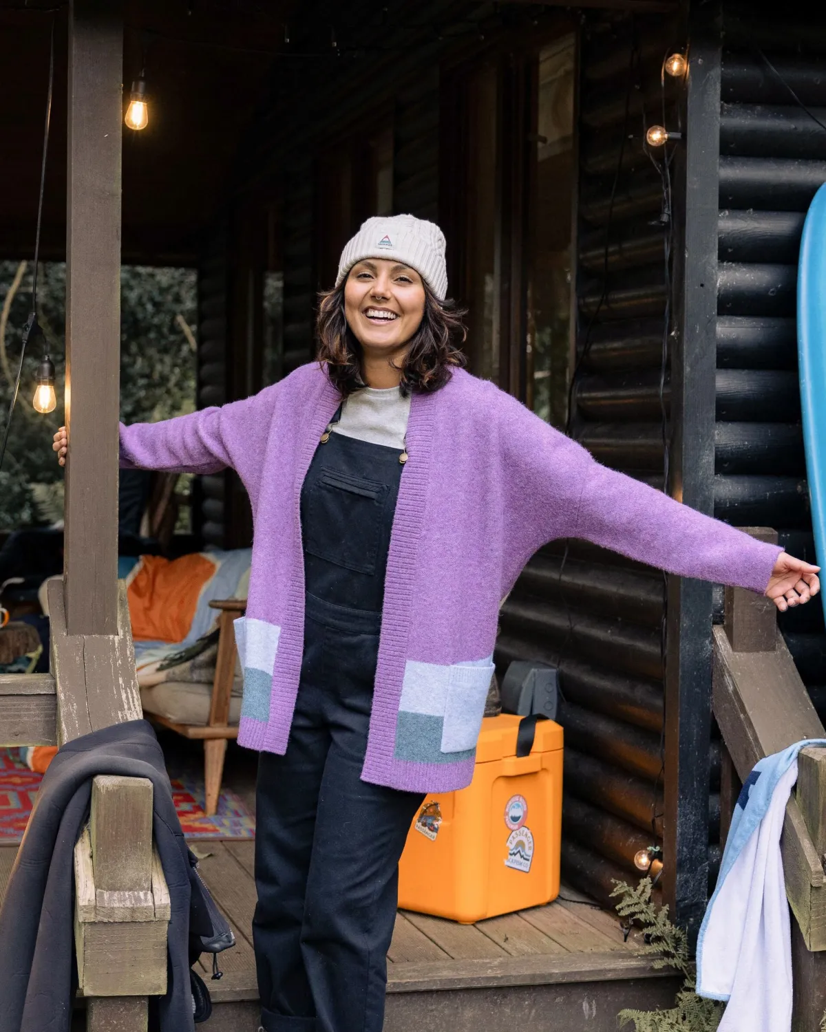 Knitwear|Sweaters|Passenger Vista Recycled Knitted Sweater - Rhubarb