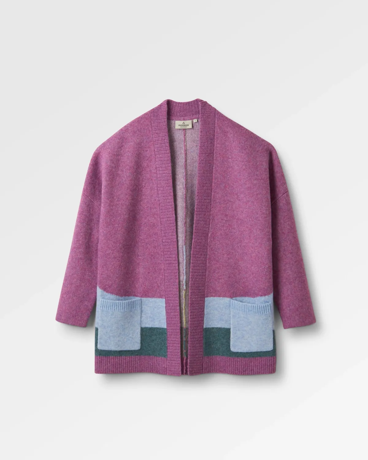 Knitwear|Sweaters|Passenger Vista Recycled Knitted Sweater - Rhubarb