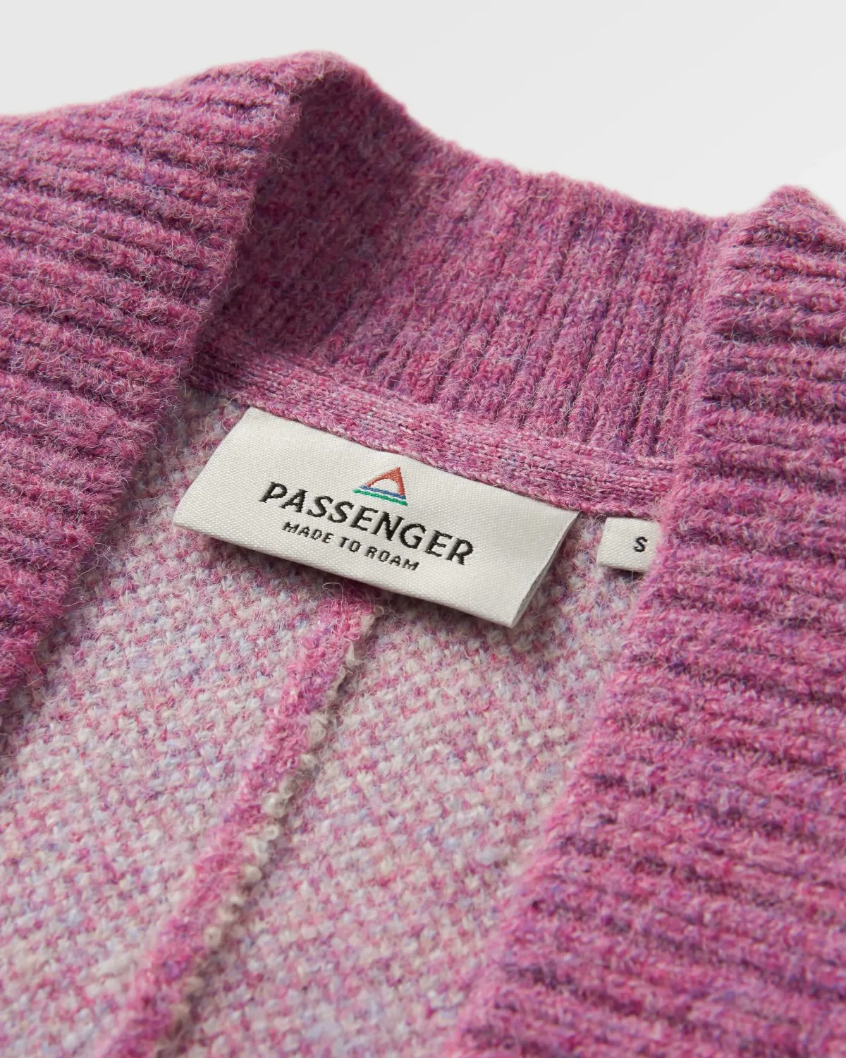 Knitwear|Sweaters|Passenger Vista Recycled Knitted Sweater - Rhubarb