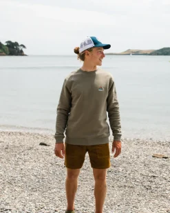 Sweatshirts|Hoodies & Sweatshirts|Passenger Vita Organic Cotton Sweatshirt - Dusty Olive DustyOlive
