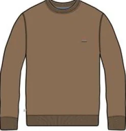 Hoodies & Sweatshirts|Sweatshirts|Passenger Vita Organic Cotton Sweatshirt - Toffee
