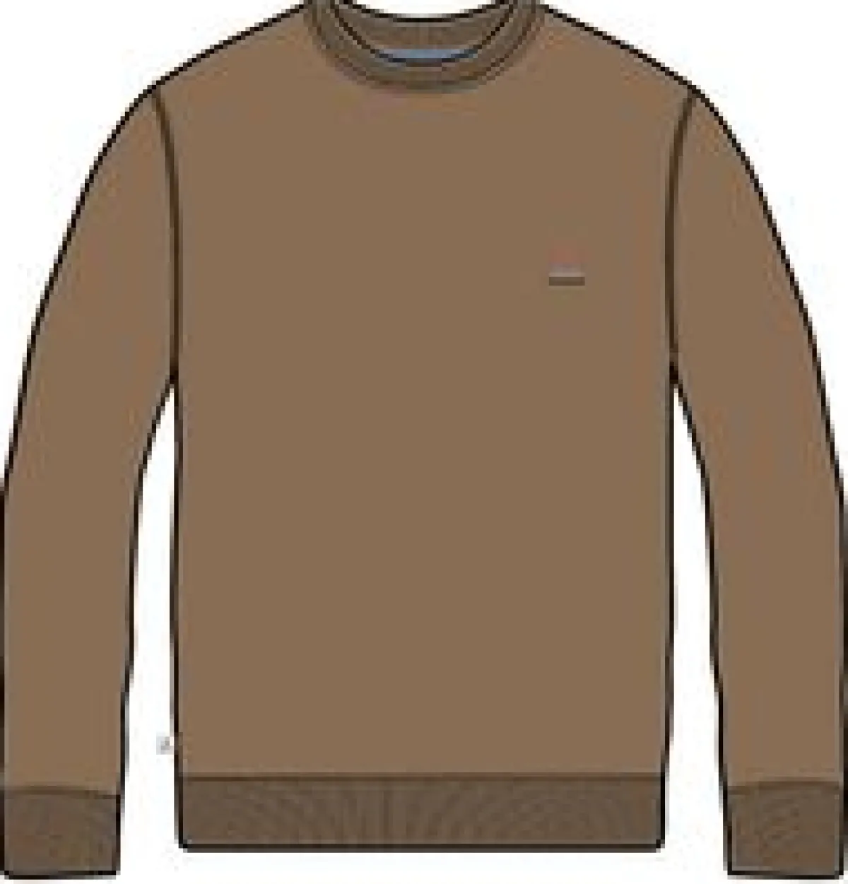 Hoodies & Sweatshirts|Sweatshirts|Passenger Vita Organic Cotton Sweatshirt - Toffee
