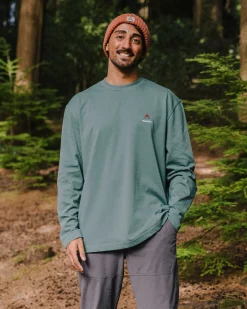 T-Shirts & Tank Tops|Passenger Vita Organic Relaxed Fit Long Sleeve T-Shirt - Deep Ocean DeepOcean