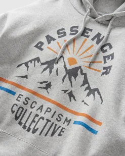 Hoodies|Passenger Wander Recycled Cotton Marl Hoodie - Gray Marl GrayMarl
