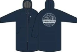 Surf Accessories|Surf Accessories|Passenger Waves Recycled Sherpa Lined Changing Robe - Rich Navy RichNavy