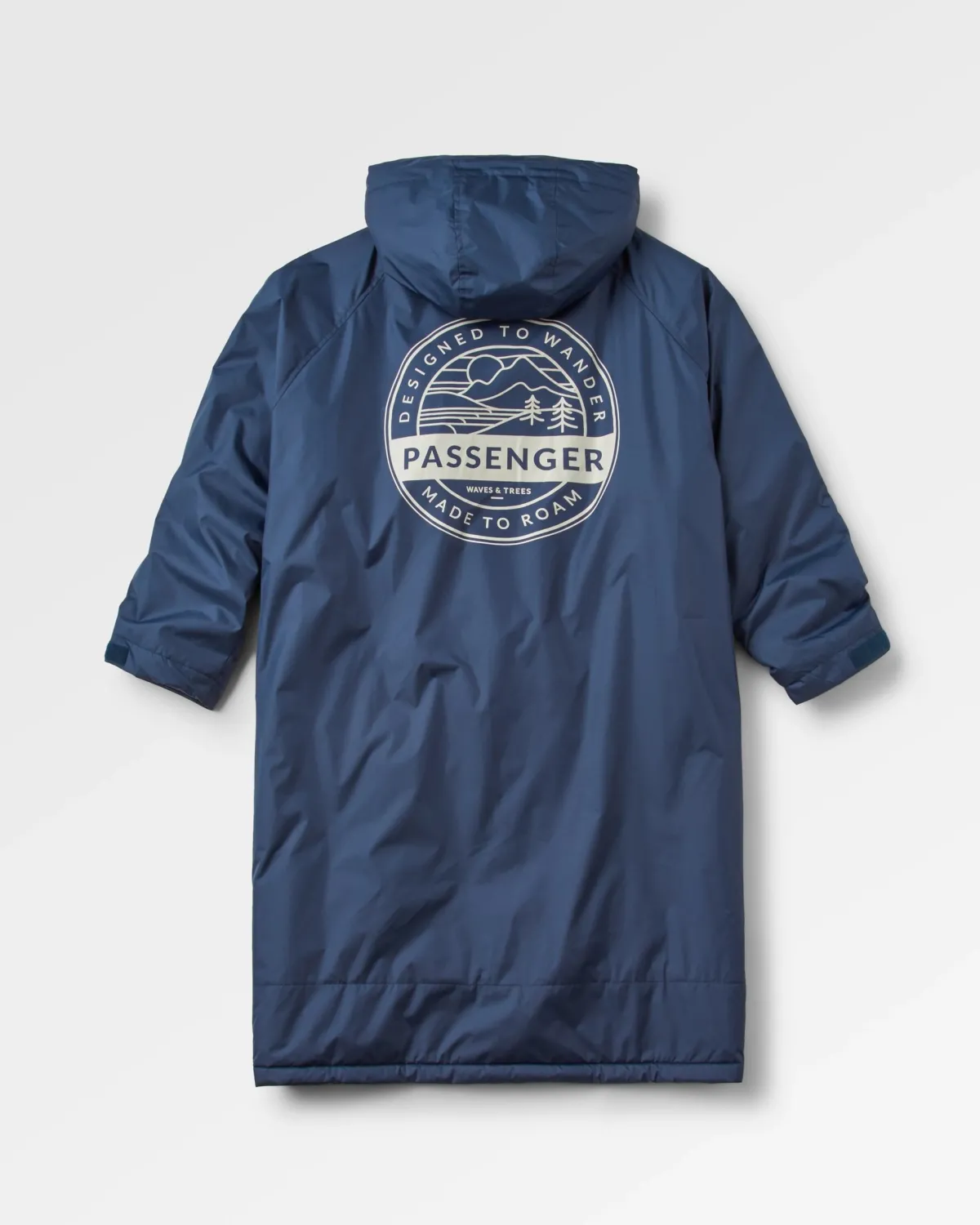 Surf Accessories|Surf Accessories|Passenger Waves Recycled Sherpa Lined Changing Robe - Rich Navy RichNavy