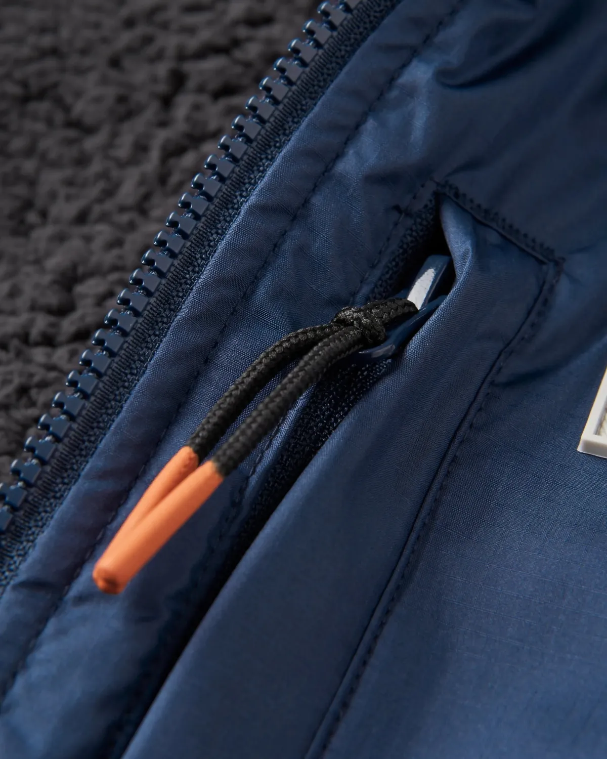 Surf Accessories|Surf Accessories|Passenger Waves Recycled Sherpa Lined Changing Robe - Rich Navy RichNavy