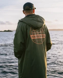 Changing Robes & Surf Ponchos|Changing Robes & Surf Ponchos|Passenger Waves Recycled Sherpa Lined Changing Robe - Khaki Green KhakiGreen