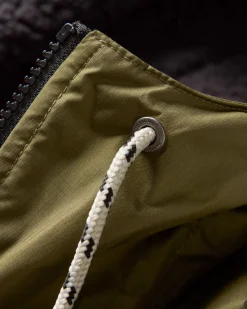 Changing Robes & Surf Ponchos|Changing Robes & Surf Ponchos|Passenger Waves Recycled Sherpa Lined Changing Robe - Khaki Green KhakiGreen