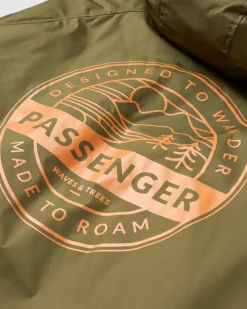 Changing Robes & Surf Ponchos|Changing Robes & Surf Ponchos|Passenger Waves Recycled Sherpa Lined Changing Robe - Khaki Green KhakiGreen