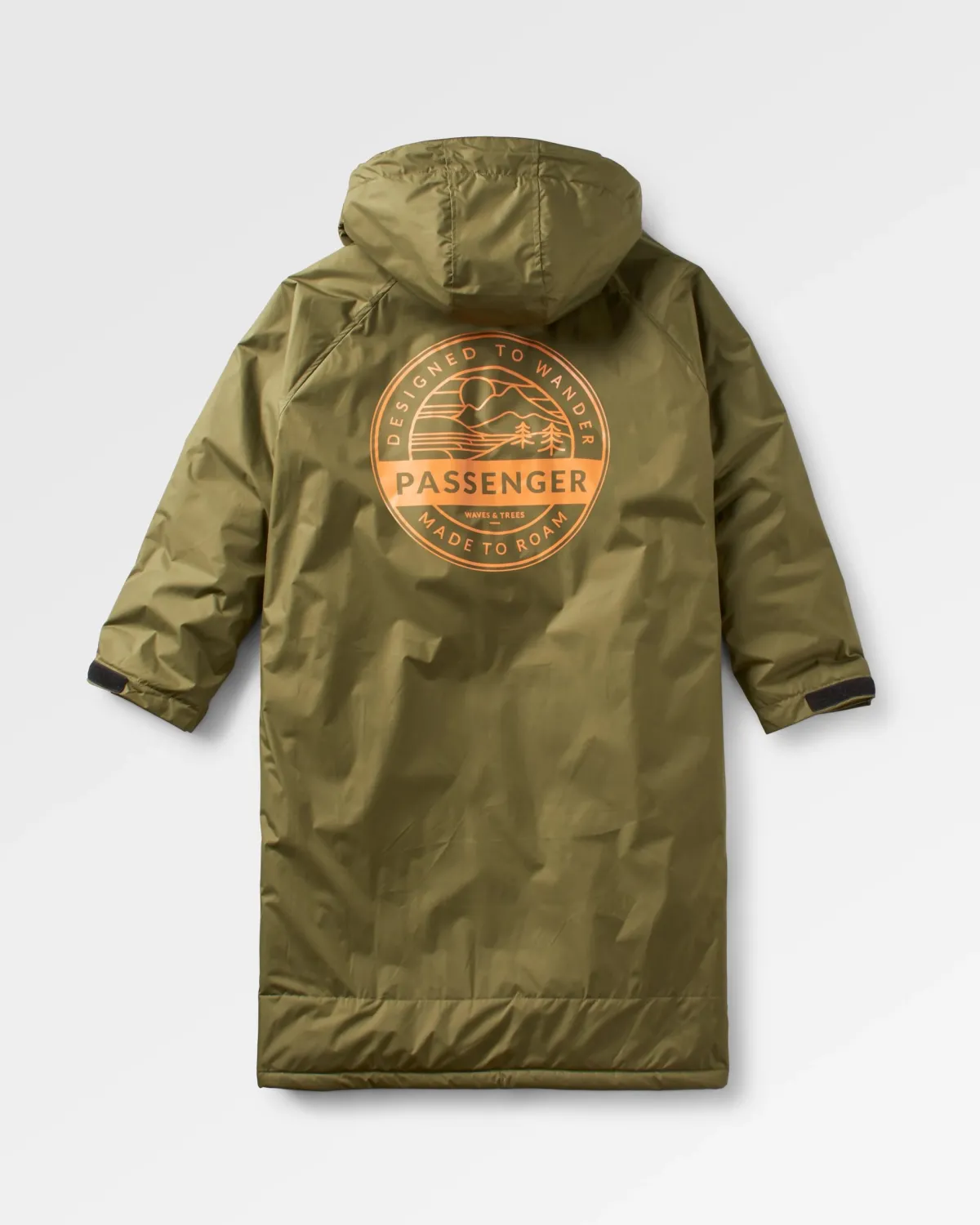 Changing Robes & Surf Ponchos|Changing Robes & Surf Ponchos|Passenger Waves Recycled Sherpa Lined Changing Robe - Khaki Green KhakiGreen