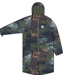 Changing Robes & Surf Ponchos|Changing Robes & Surf Ponchos|Passenger Waves Recycled Sherpa Lined Changing Robe - Palm Camo Apricot PalmCamoApricot