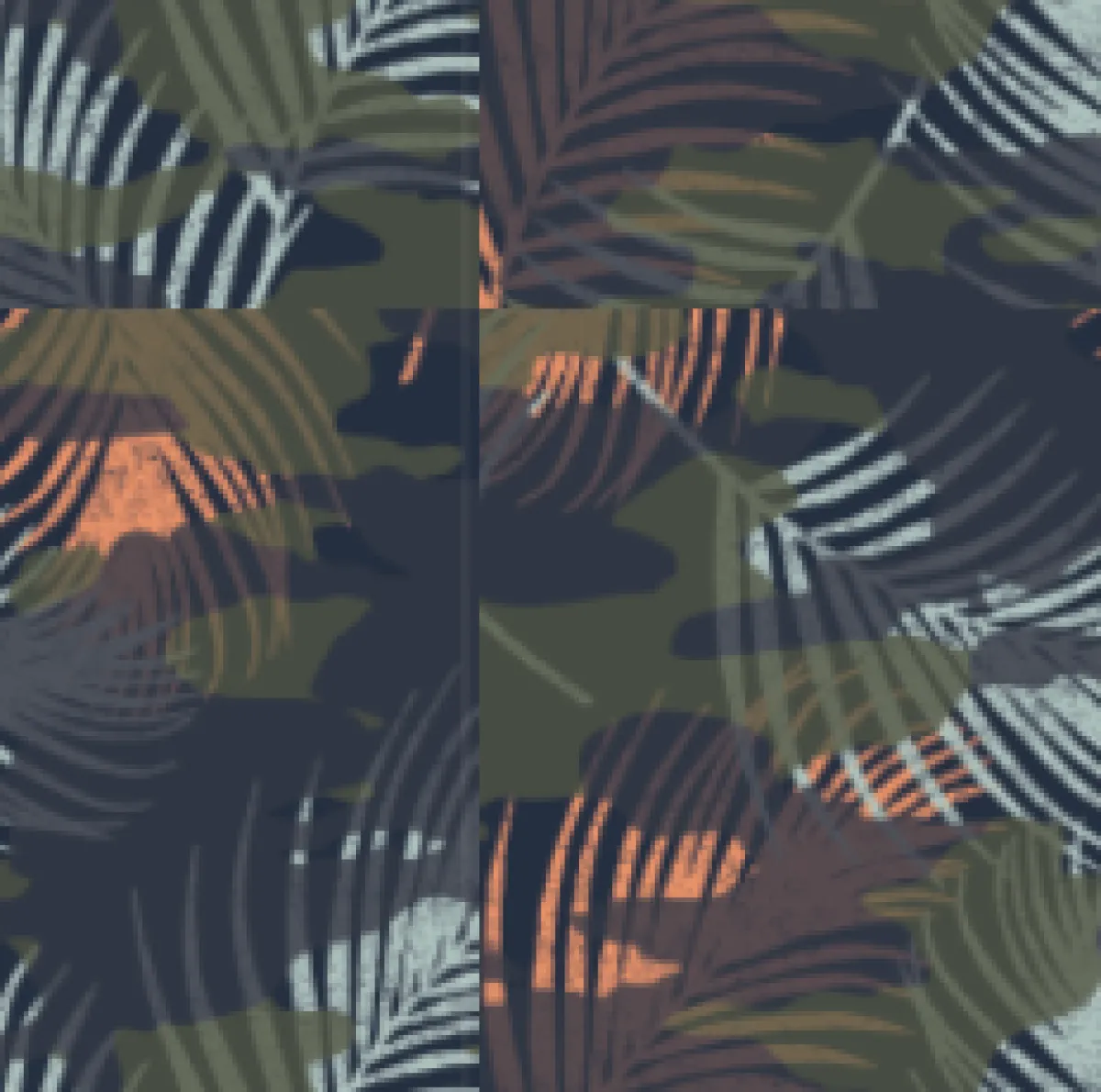 Changing Robes & Surf Ponchos|Changing Robes & Surf Ponchos|Passenger Waves Recycled Sherpa Lined Changing Robe - Palm Camo Apricot PalmCamoApricot