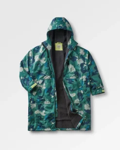 Changing Robes & Surf Ponchos|Changing Robes & Surf Ponchos|Passenger Waves Recycled Sherpa Lined Changing Robe - Alpine Camo Rain Forest AlpineCamoRainForest
