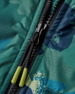 Changing Robes & Surf Ponchos|Changing Robes & Surf Ponchos|Passenger Waves Recycled Sherpa Lined Changing Robe - Alpine Camo Rain Forest AlpineCamoRainForest