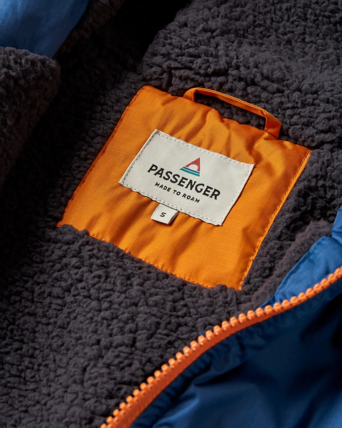 Surf Accessories|Surf Accessories|Passenger Waves Recycled Sherpa Lined Changing Robe - Dark Denim/ Deep Navy DarkDenim/DeepNavy