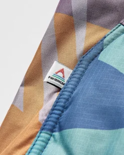 Changing Robes|Changing Robes & Ponchos|Passenger Waves Recycled Sherpa-Lined Changing Robe - Deep Blue Camo Pattern DeepBlueCamoPattern