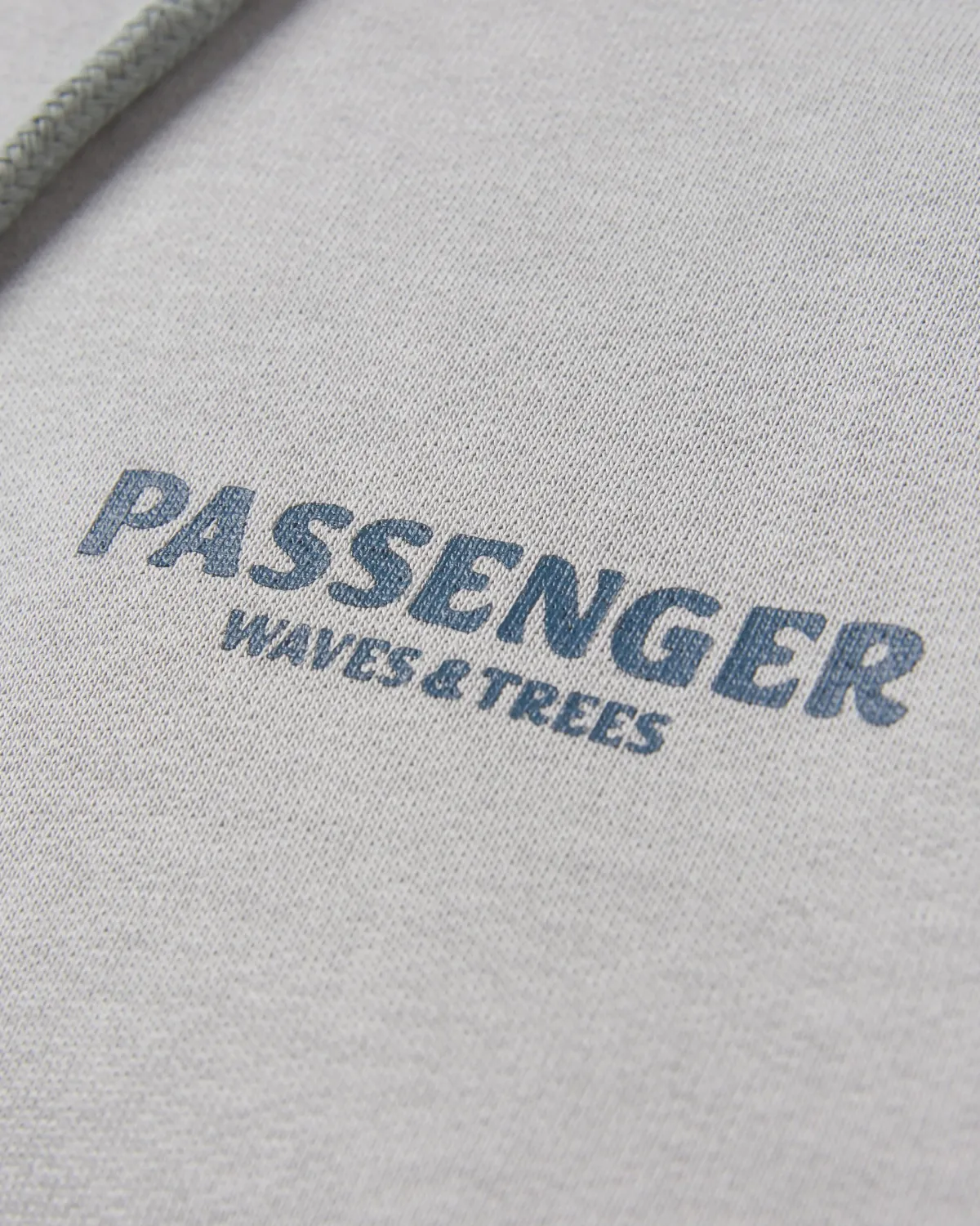 Hoodies|Passenger Waves u0026 Trees Organic Cotton Hoodie - Steel Gray SteelGray