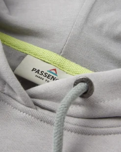 Hoodies|Passenger Waves u0026 Trees Organic Cotton Hoodie - Steel Gray SteelGray