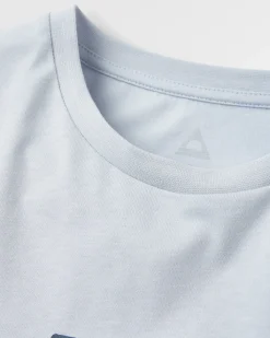 T-Shirts & Tank Tops|Passenger Waves u0026 Trees Organic Cotton T-Shirt - Gray Blue GrayBlue