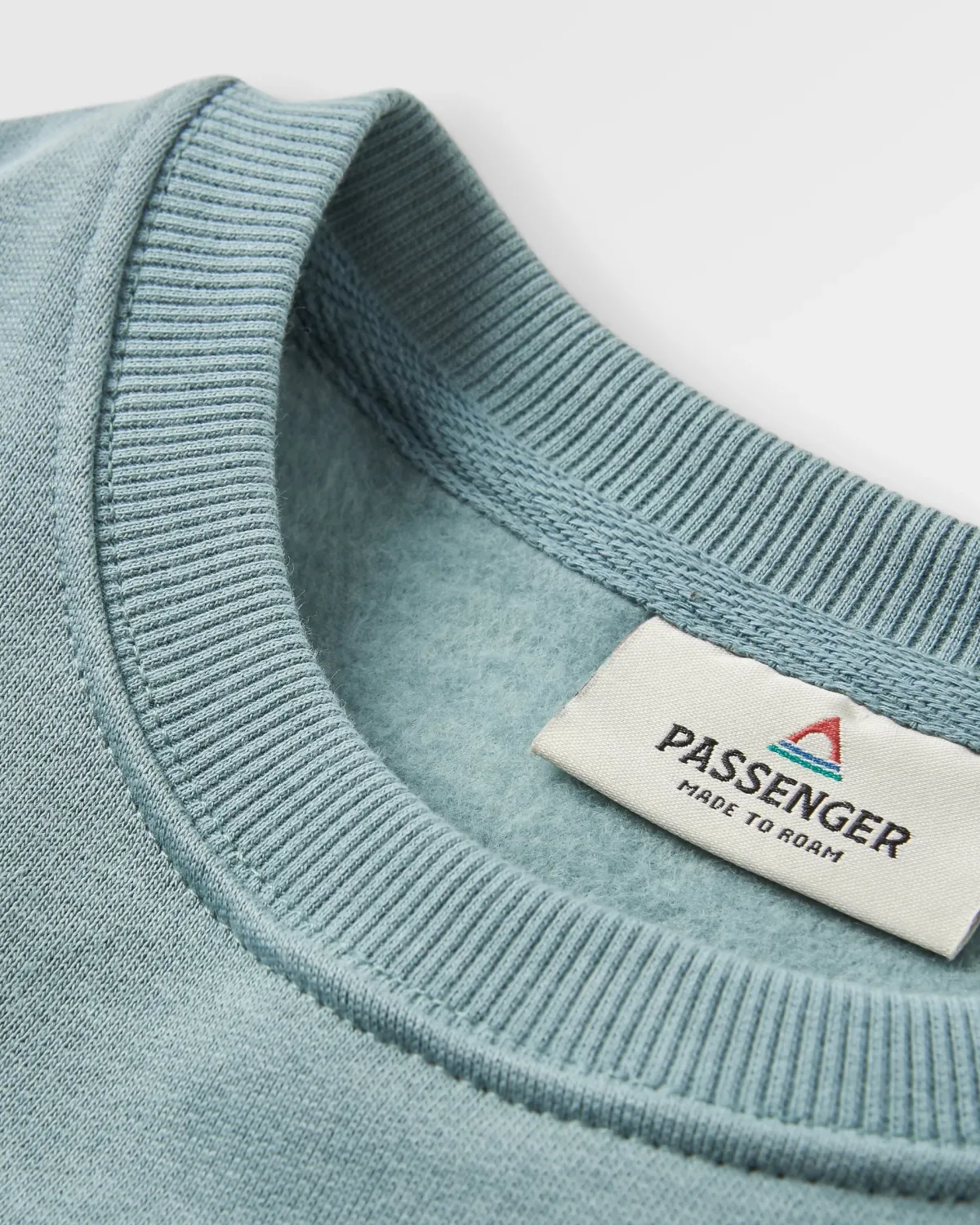Hoodies & Sweatshirts|Passenger Waves u0026 Trees Organic Cotton Long Sleeve Sweatshirt - Stormy Sea StormySea