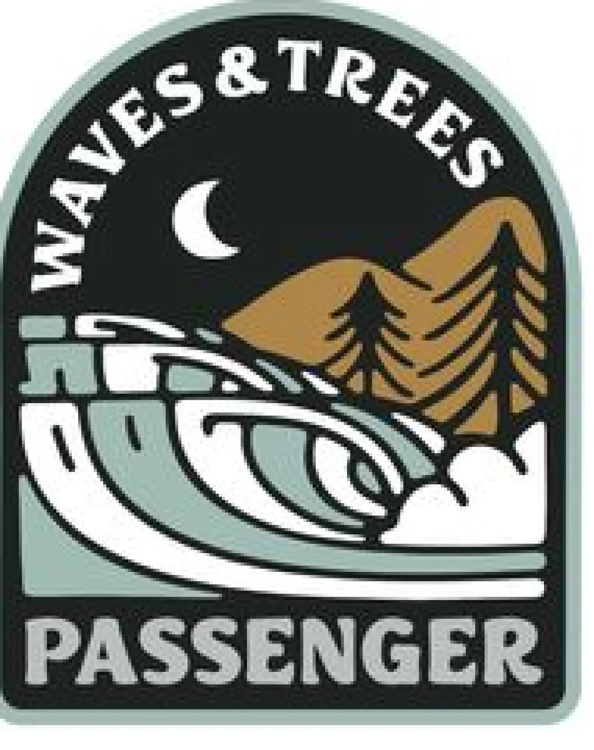 Backpacks & Bags|Passenger Waves u0026 Trees Patch - Arctic