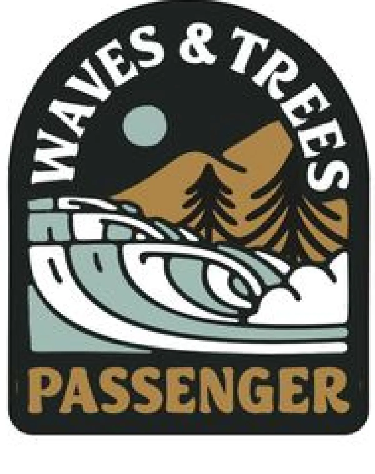 Backpacks & Bags|Passenger Waves u0026 Trees Patch - Dark Denim DarkDenim