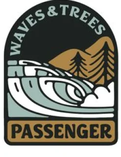 Backpacks & Bags|Passenger Waves u0026 Trees Patch - Mustard Yellow MustardYellow