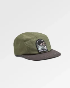 Hats & Caps|Caps & Hats|Passenger Waves u0026 Trees Recycled 5 Panel Hat - Dusty Olive DustyOlive