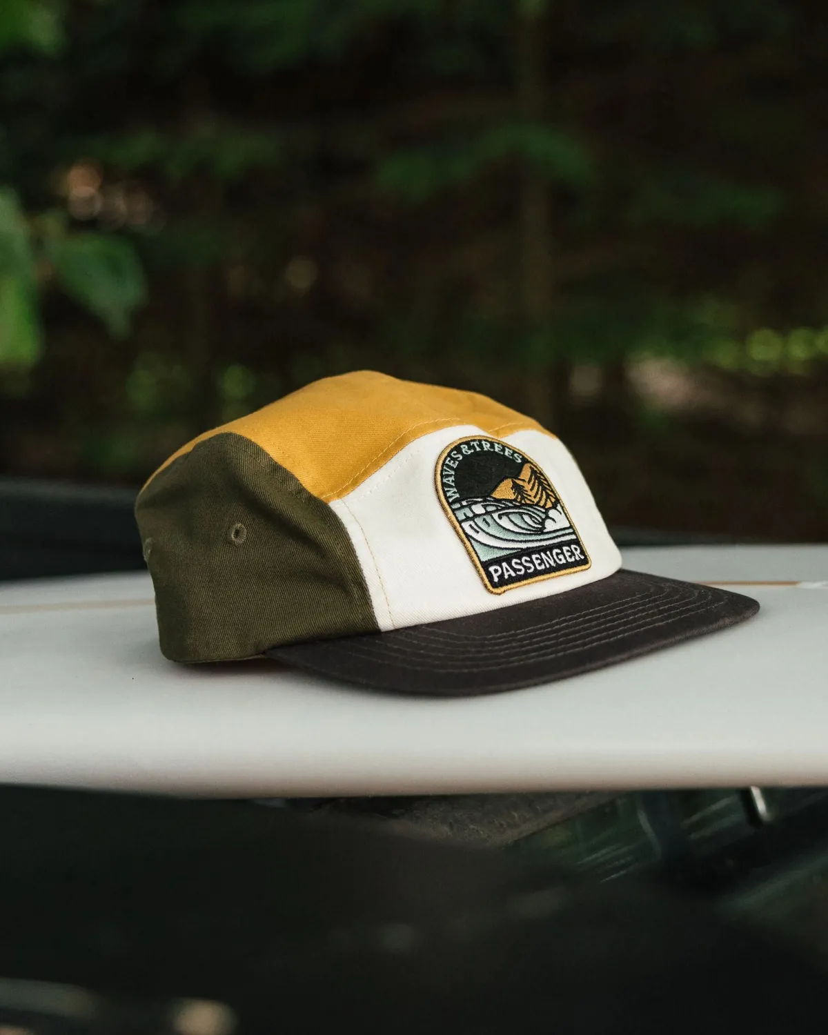 Hats & Caps|Caps & Hats|Passenger Waves u0026 Trees Recycled 5 Panel Hat - Khaki Green KhakiGreen