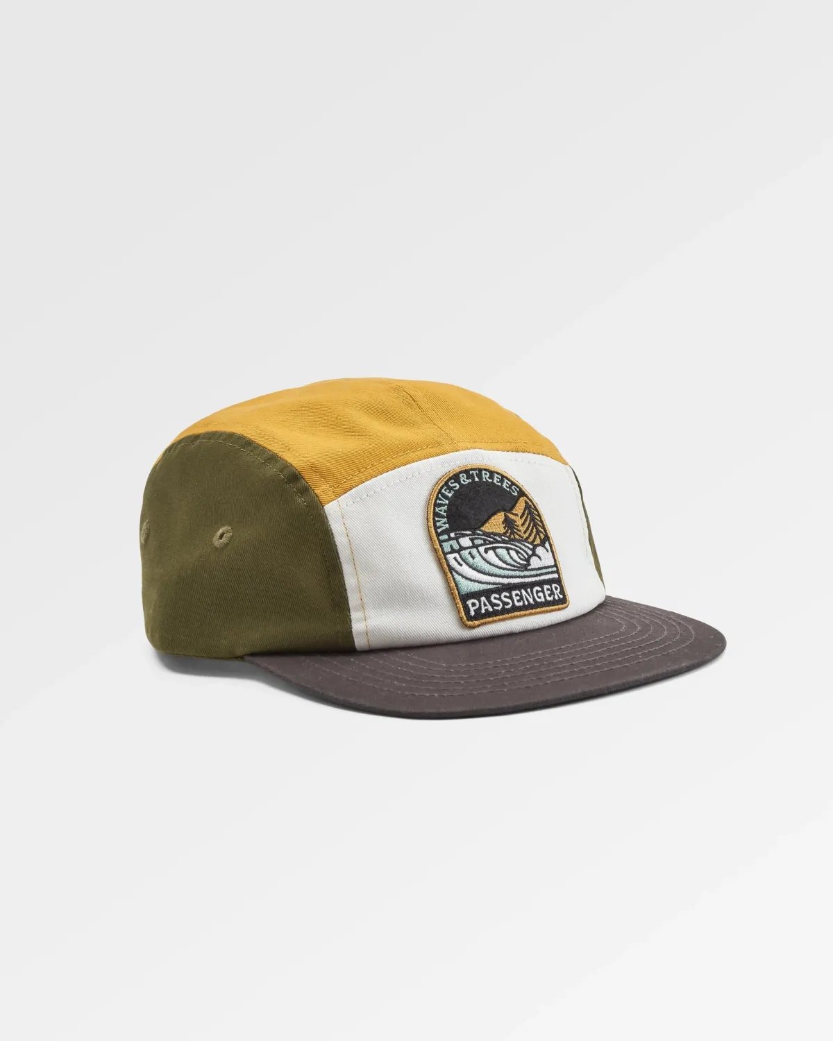 Hats & Caps|Caps & Hats|Passenger Waves u0026 Trees Recycled 5 Panel Hat - Khaki Green KhakiGreen