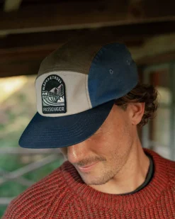 Hats & Caps|Caps & Hats|Passenger Waves u0026 Trees Recycled 5 Panel Hat - Moonlight Blue MoonlightBlue