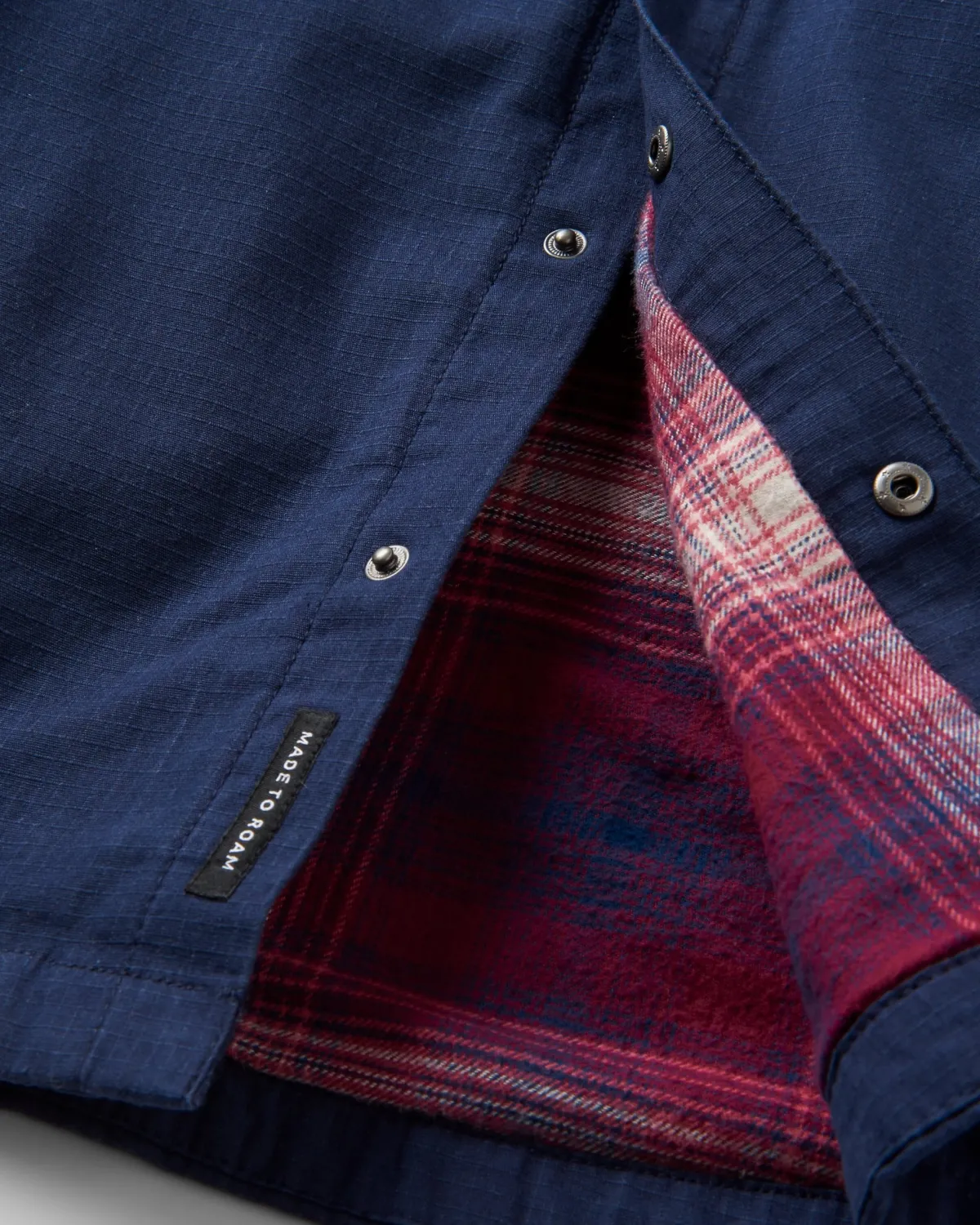 Shirts|Shirts|Passenger Way Flannel Lined Long Sleeve Shirt - Rich Navy RichNavy