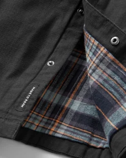 Shirts|Shirts|Passenger Way Flannel Lined Long Sleeve Shirt - Black