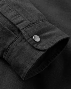 Shirts|Shirts|Passenger Way Flannel Lined Long Sleeve Shirt - Black