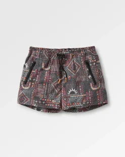 Shorts|Shorts|Passenger Way Out Recycled All Purpose Shorts - Vintage Patchwork Black/Multi VintagePatchworkBlack/Multi