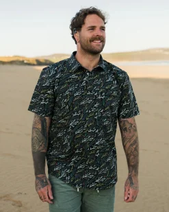 Shirts|Passenger Way Ripstop Short Sleeve Shirt - Ocean Current Black OceanCurrentBlack