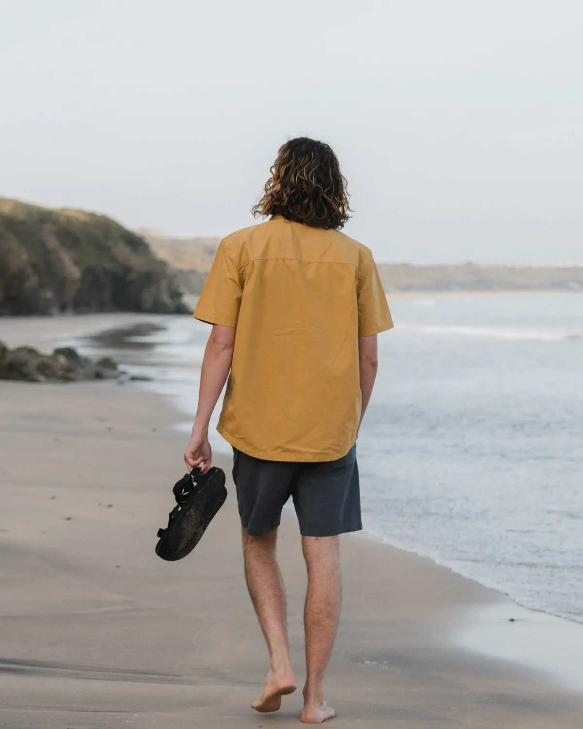 Shirts|Passenger Way Ripstop Short Sleeve Shirt - Mustard Gold MustardGold