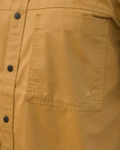 Shirts|Passenger Way Ripstop Short Sleeve Shirt - Mustard Gold MustardGold