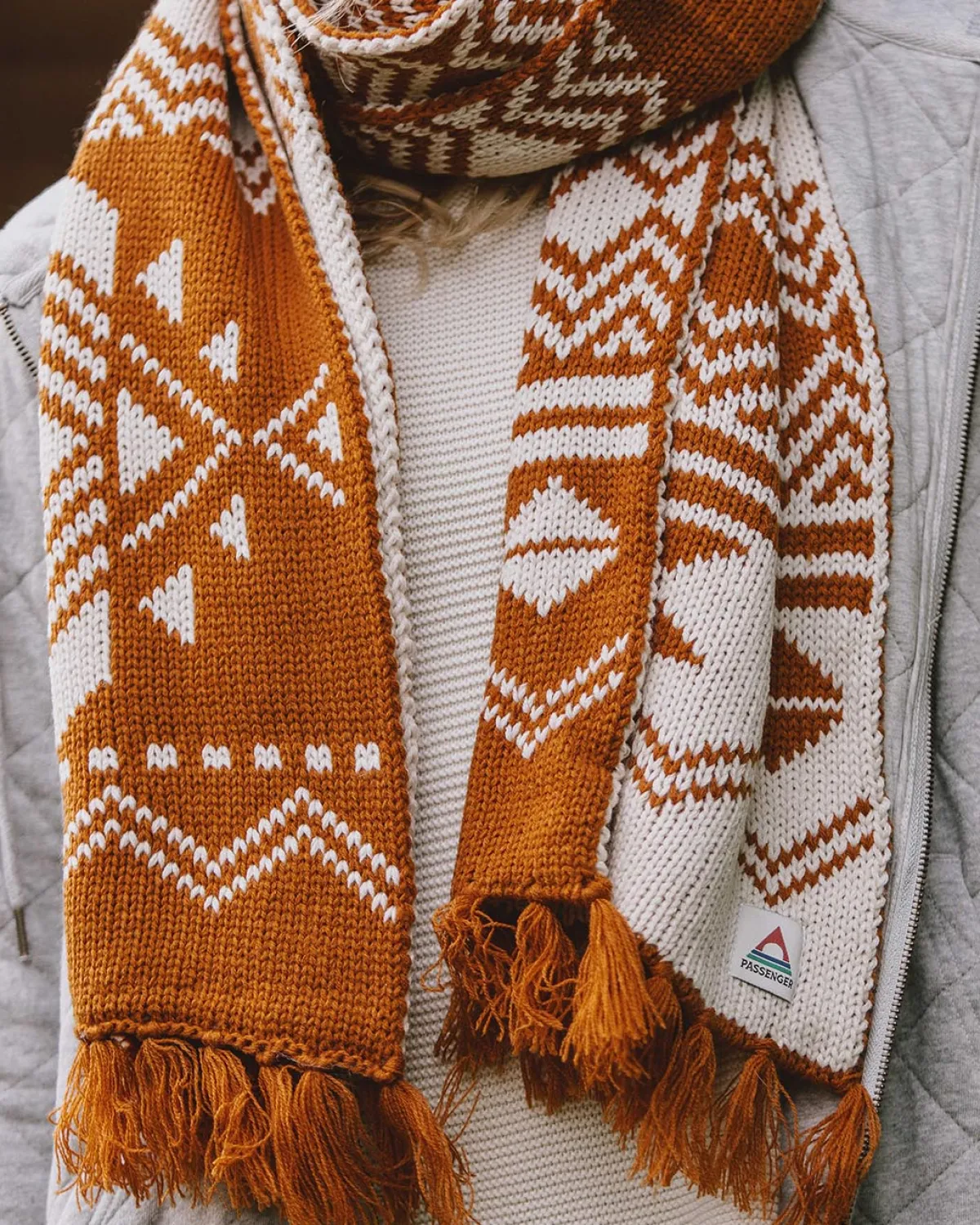 Neckwear|Scarves & Neckwear|Passenger West Coast Recycled Acrylic Scarf - Glazed Ginger GlazedGinger