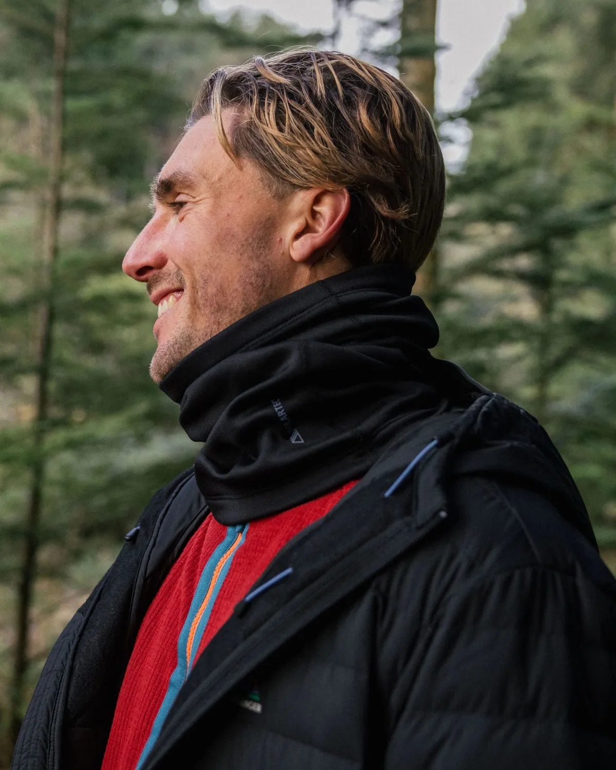 Neckwear|Outdoor Active|Passenger Wintergreen Recycled Polartec® Thermal Neck Gaiter - Black