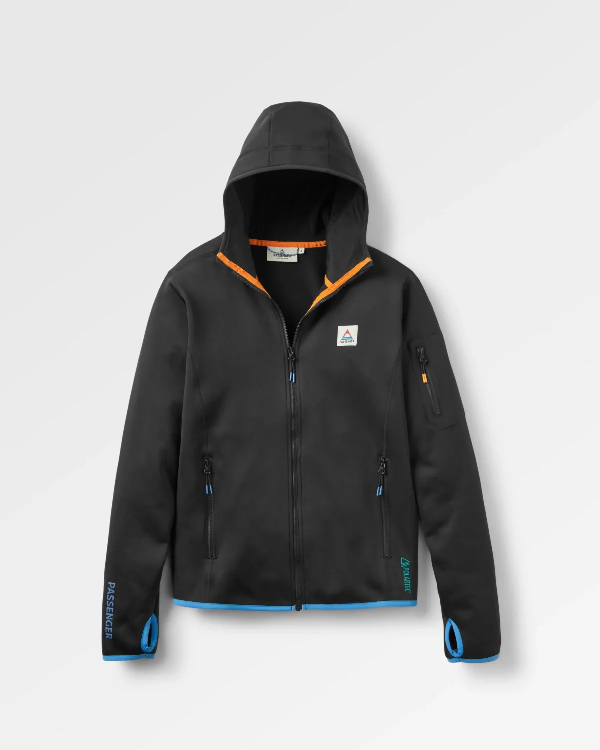 Fleece|Hoodies|Passenger Women's Wintergreen Recycled Polartec® Fleece Hoodie - Black