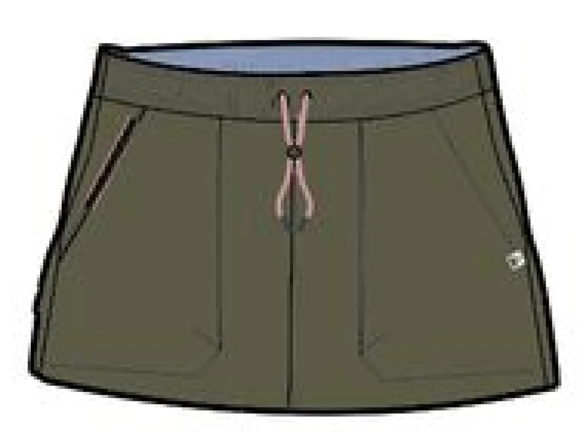 Pants|Dresses & Skirts|Passenger Wonderland Organic Cotton Skort - Khaki Green KhakiGreen