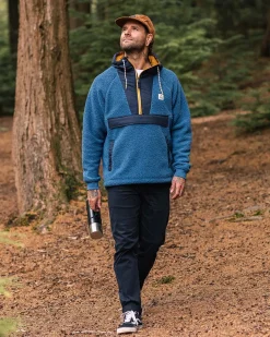 Fleece|Fleece|Passenger Woodland Recycled Polar-lined Sherpa Fleece - Blue Steel BlueSteel