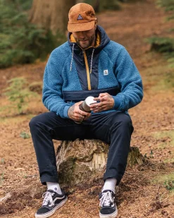 Fleece|Fleece|Passenger Woodland Recycled Polar-lined Sherpa Fleece - Blue Steel BlueSteel