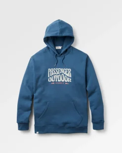 Hoodies & Sweatshirts|Hoodies|Passenger Yuca Organic Cotton Hoodie - Dark Denim DarkDenim
